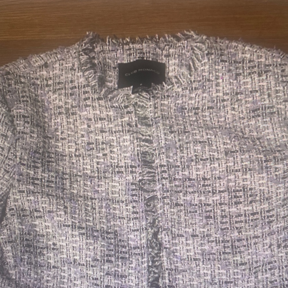 Club Monaco Tweed Jacket